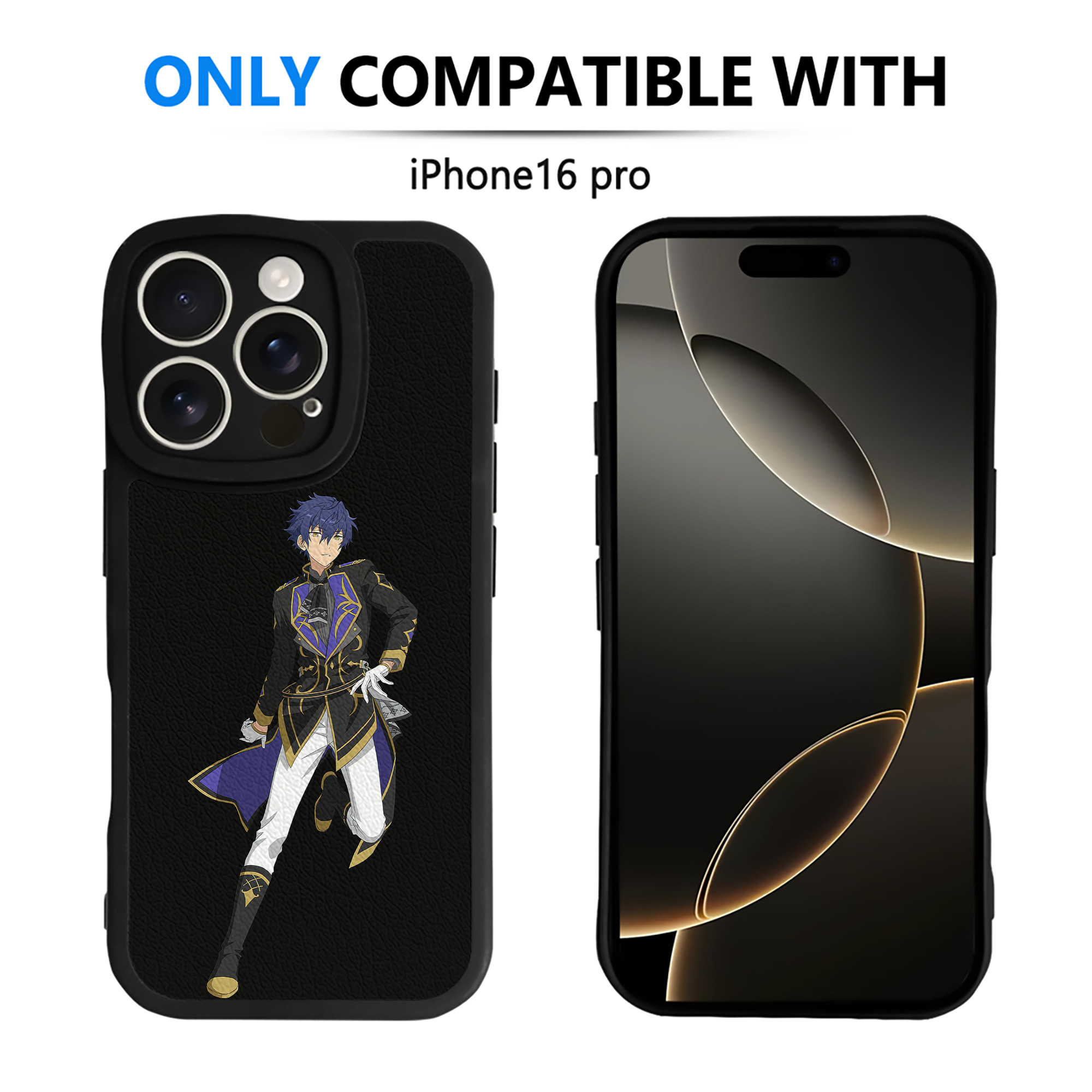 （画像用） あんさんぶるスターズ! Ensemble Stars 【iPhone 16シリーズ対応】シリコンスマホケース（レザー調） 材質：シリコン